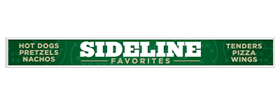 Sideline at Gillette Stadium logo.