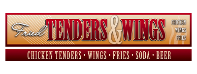 Tenders and Wings at Gillette Stadium logo.
