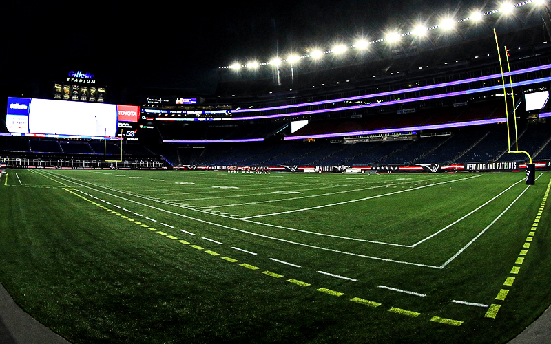 Field during the night.
