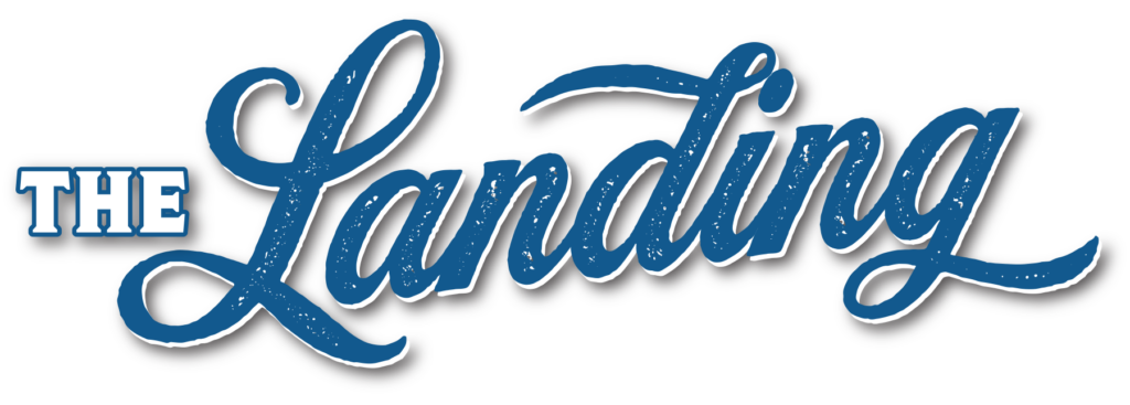 The Landing at Gillette Stadium logo.