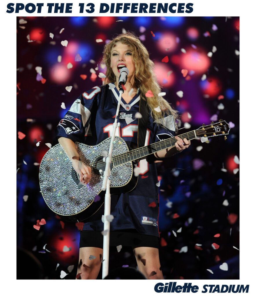 Taylor Swift spot the differences.