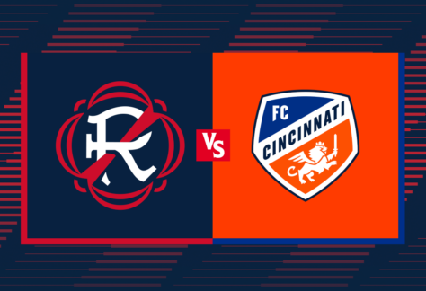 The New England Revolution vs. Cincinnati FC.