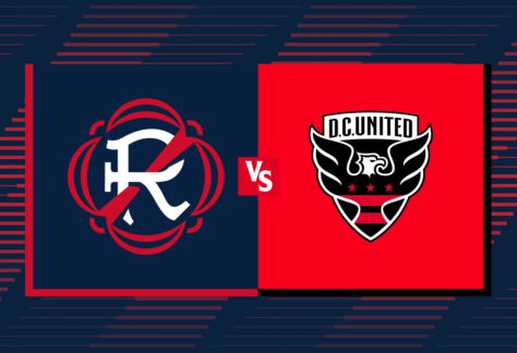 The New England Revolution vs. D.C. United.