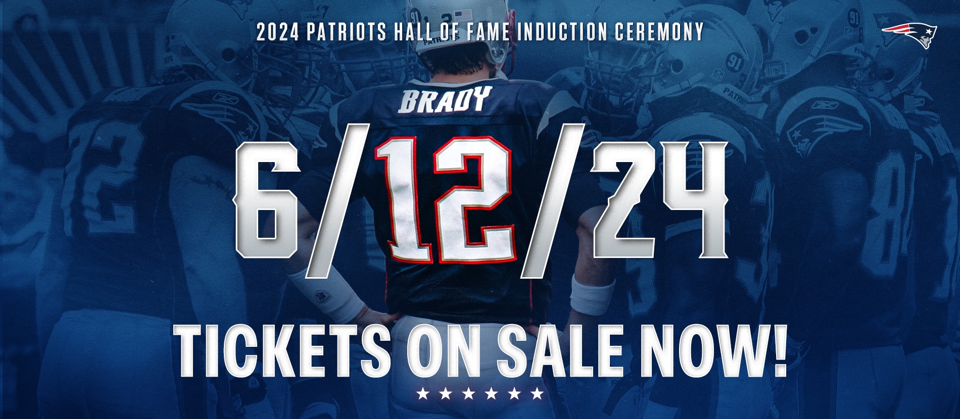 Click to buy tickets for the Tom Brady Hall of Fame Induction Ceremony!
