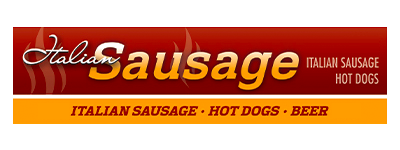 Italian Sausage at Gillette Stadium logo.