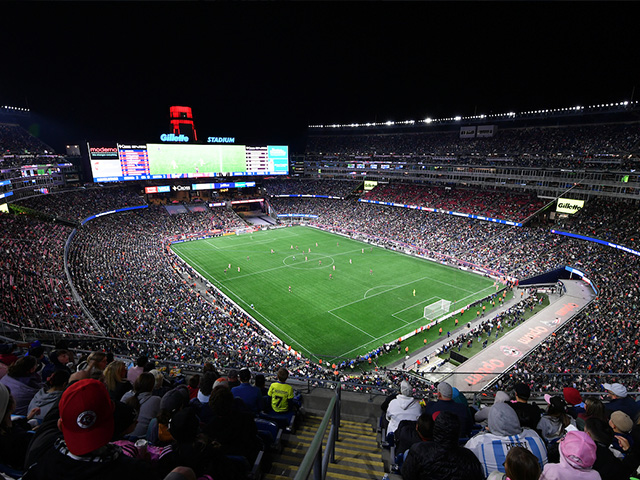LED sports lights that support sustainability.