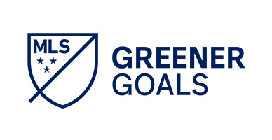 MLS Greener Goals logo.