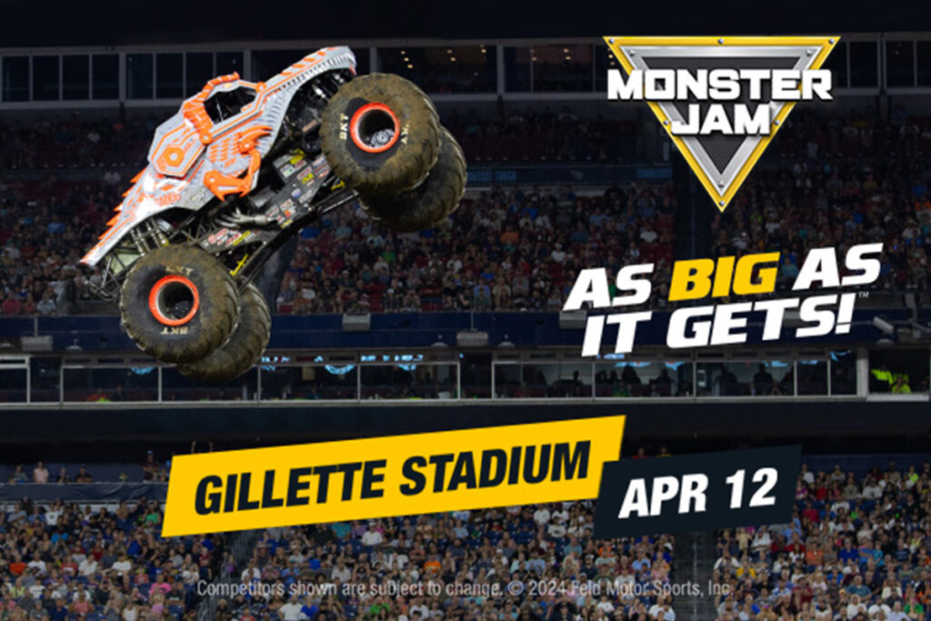 Monster Jam at Gillette Stadium on April 12, 2025.
