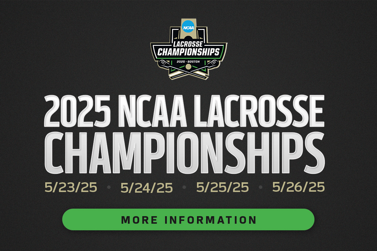 2025 NCAA Lacrosse Championships logo.