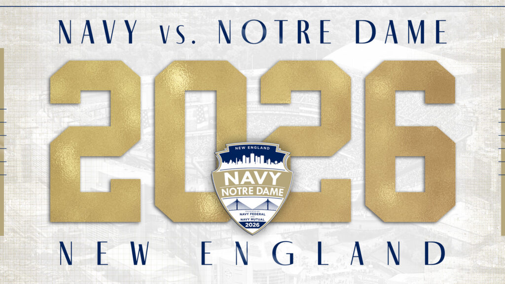 2026 Navy Notre Dame Game Gillette Stadium Navy Notredame 1024x576