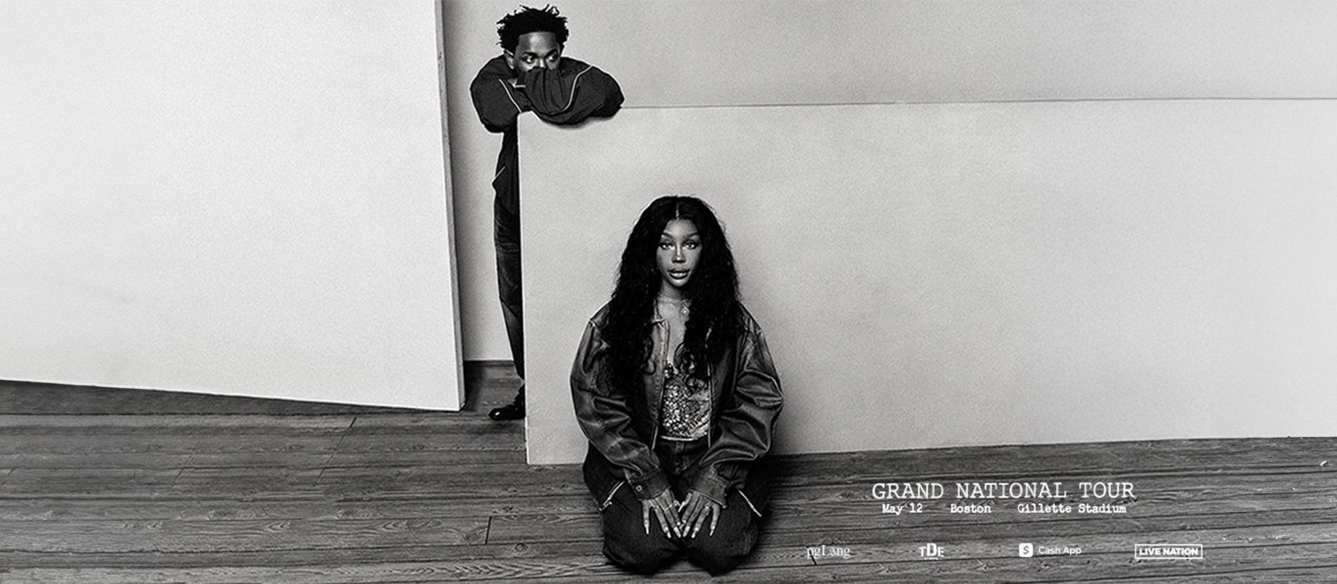 Kendrick Lamar and SZA for the Grand National Tour May 12 in Foxborough.