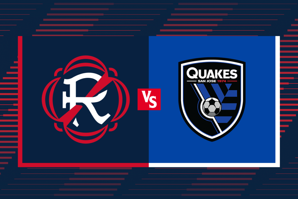 The New England Revolution vs. San Jose Earthquakes.