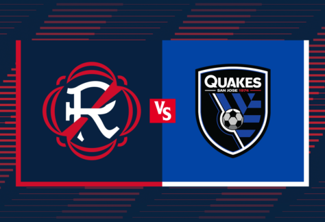 The New England Revolution vs. San Jose Earthquakes.