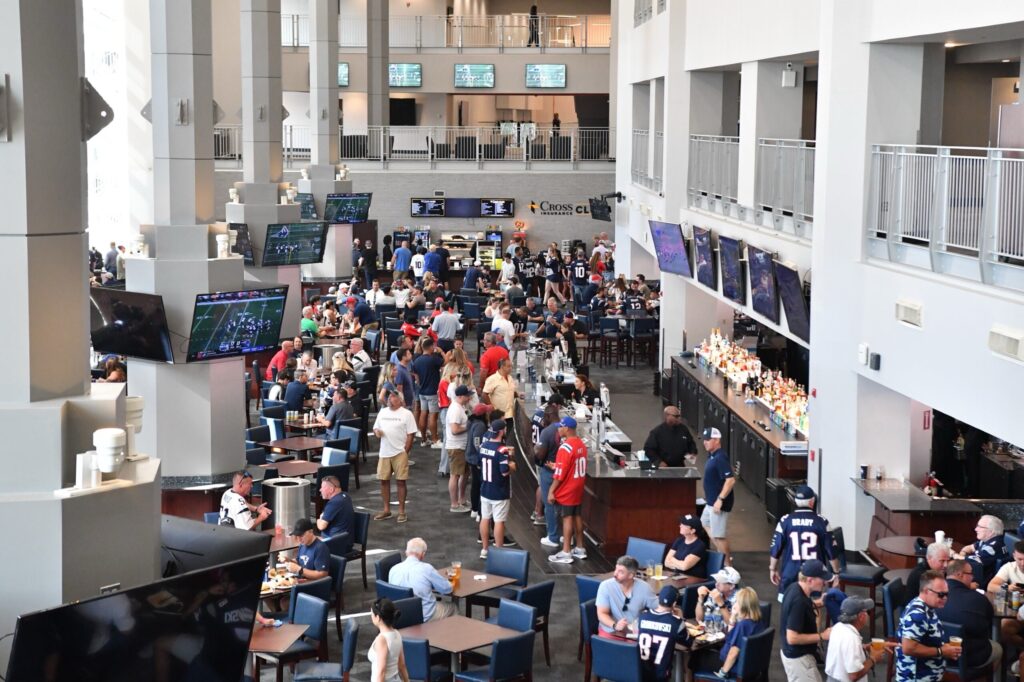 Guests in the Cross Insurance Club.
