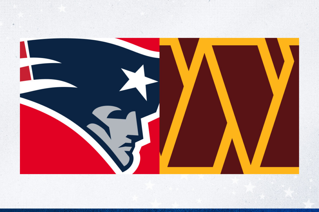 New England Patriots vs. Washington Commanders.