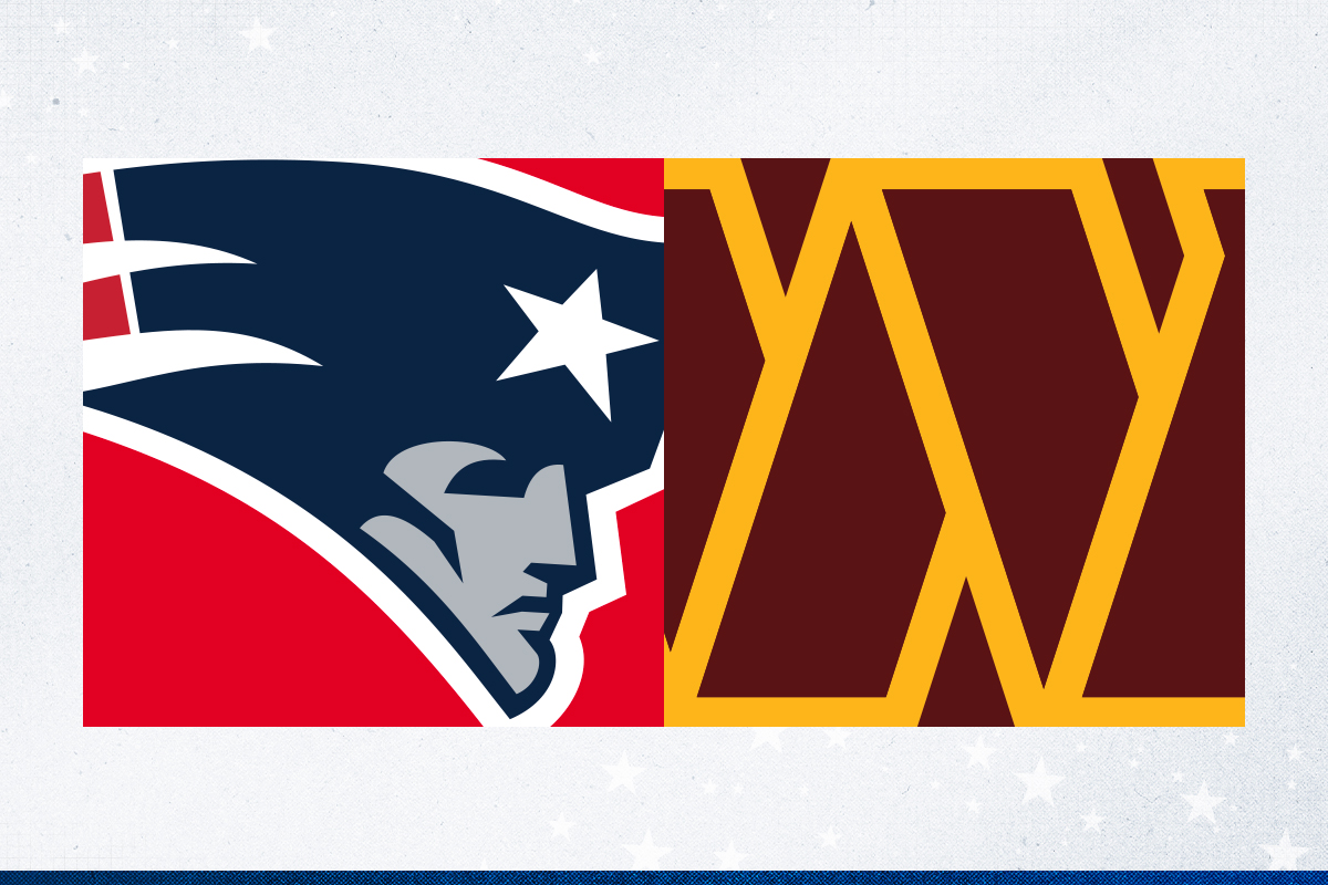 New England Patriots vs. Washington Commanders.