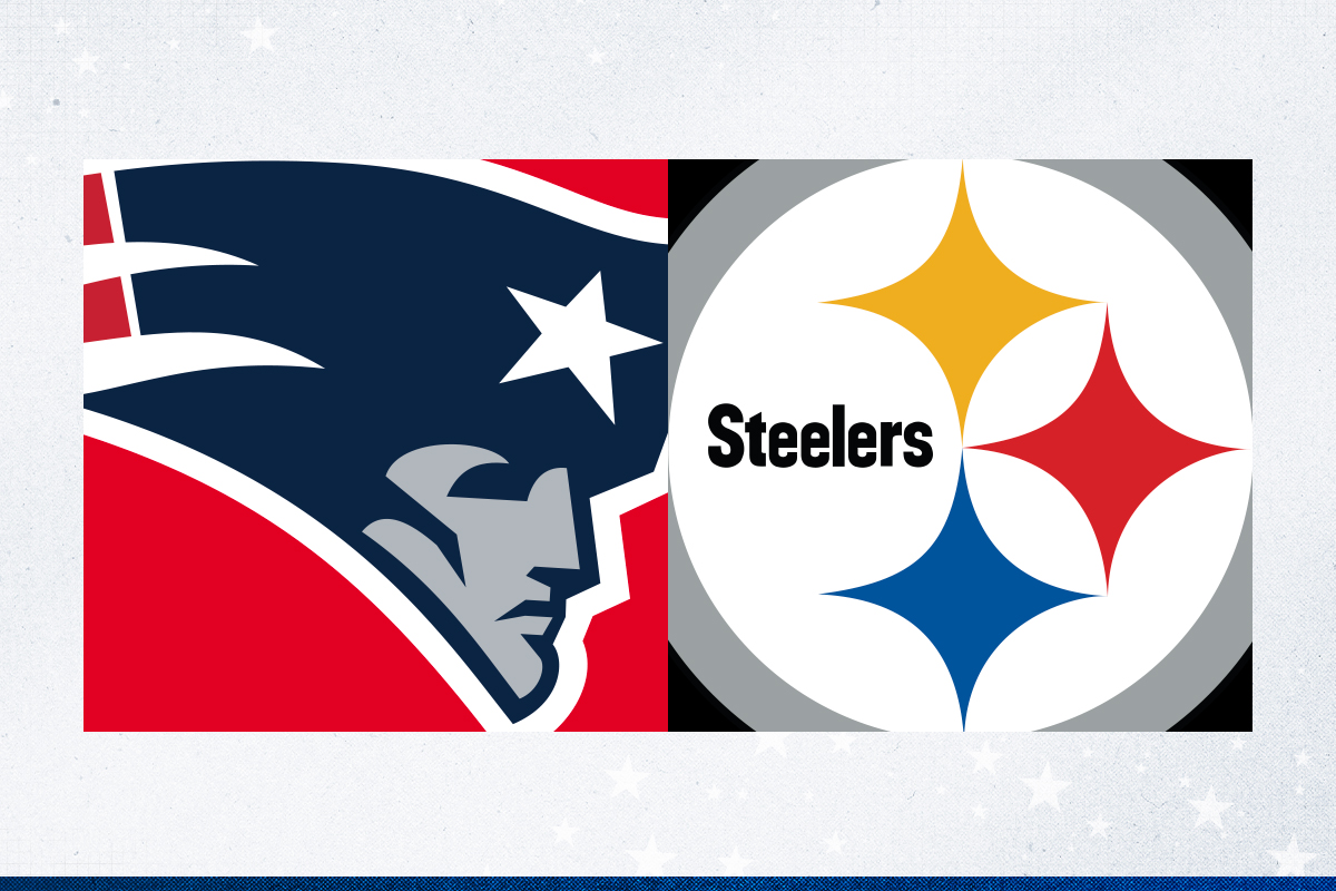 New England Patriots vs. Pittsburgh Steelers.