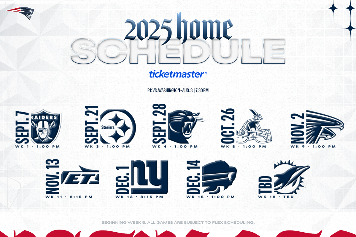 Upcoming Patriots Events.